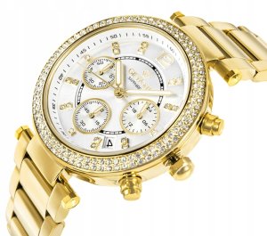 Zegarek Giewont Zegarek Damski Giewont Sapphire Złoto Srebrny GW3380-B2 2