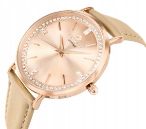 Zegarek Giewont Zegarek Damski Giewont Sapphire Różowe Złoto GW5390-A5 2