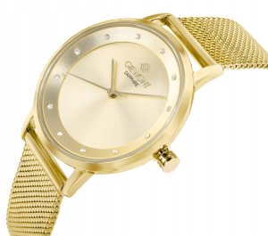 Zegarek Giewont Zegarek Damski Giewont Sapphire Złoty GW4130-B2 2