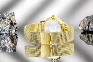 Zegarek Giewont Zegarek Damski Giewont Sapphire Złoty GW4130-B2 8