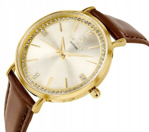 Zegarek Giewont Zegarek Damski Giewont Sapphire Złoty GW5390-A3 2