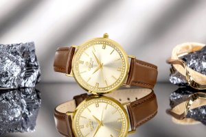 Zegarek Giewont Zegarek Damski Giewont Sapphire Złoty GW5390-A3 7
