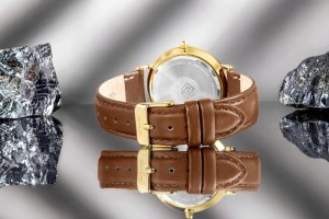 Zegarek Giewont Zegarek Damski Giewont Sapphire Złoty GW5390-A3 8