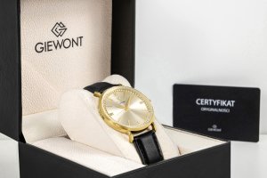 Zegarek Giewont Zegarek Damski Giewont Sapphire Złoty GW5390-A2 9
