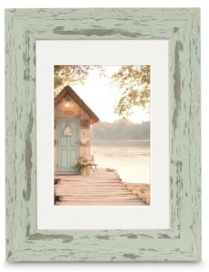 Ramka Hama Cottage Pastell-Mint 20x30 sztuka z passe-partout 193336 2