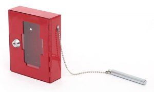 QConnect Szafka BHP na klucze ewaukacyjne Q-CONNECT, 120x40x150mm, czerwona 4