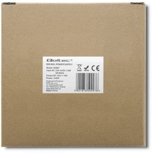 Qoltec Qoltec Przemysłowy zasilacz na szynę DIN 240W 24V 8