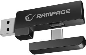 Słuchawki Rampage RETSU BT 2.4G RGB czarne 6