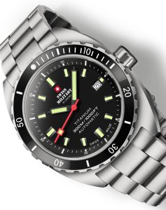 Zegarek Swiss Military Hanowa Zegarek męski Swiss Military by Chrono SMA34100.01 szary 4