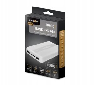 Powerbank Reinston Powerbank Reinston EPB10PD20W 10000mAh PD 20W USB / USB-C / microUSB Biały 2