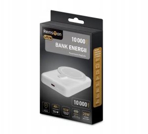 Powerbank Reinston Powerbank Reinston EPB10MAGSF10000 mAh MagSafe PD 20W USB-C Indukcja Biały 2