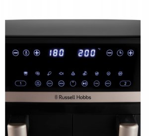 Frytkownica beztłuszczowa Russell Hobbs Frytkownica beztłuszczowa Russell Hobbs Satis Fry DualBaske 27680-56 9L 3