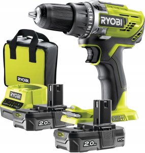 Wiertarko-wkrętarka Ryobi R18DD3-220S 18 V 2 x akumulator 2 Ah 12