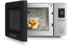 Kuchenka mikrofalowa Smeg SMEG MOC02BLMEU Kombi-stół- Mikrofala + Gorące powietrze/Grill 12