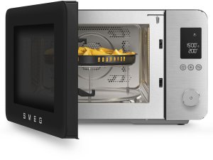 Kuchenka mikrofalowa Smeg SMEG MOC02BLMEU Kombi-stół- Mikrofala + Gorące powietrze/Grill 13