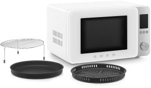 Kuchenka mikrofalowa Smeg SMEG MOC02WHMEU Mikrofalówka z funkcją grilla + funkcja grilla 11