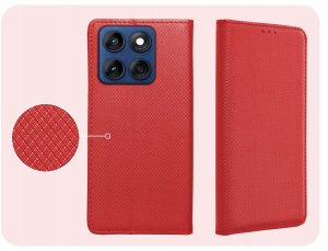 Hello Case Etui z Klapką Do Motorola Edge 60 / 60 Fusion / 60 Pro 5G (Czerwone, Case) 4