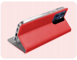 Hello Case Etui z Klapką Do Motorola Edge 60 / 60 Fusion / 60 Pro 5G (Czerwone, Case) 5