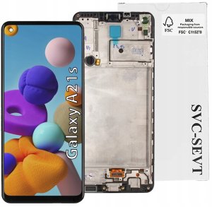 UTS-Group Wyświetlacz Do Samsung Galaxy A21s A217 A217F LCD Oryginał Ekran Ramka 3
