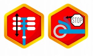 Hulajnoga Stamp Hulajnoga składana dwukołowa PSI PATROL 50 kg NIEBIESKA SP0852 4