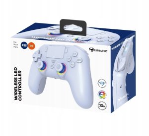 Gamepad Subsonic SA5716-2 Wireless LED Controller White do PS5, PC 6