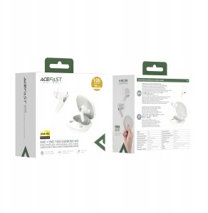 Słuchawki Acefast Słuchawki bezprzewodowe Acefast W3 dokanałowe ANC TWS - białe 2