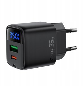 Ładowarka Acefast Ładowarka sieciowa Acefast A116 GaN PD 35W USB-A USB-C z wyświetlaczem - czarna 5