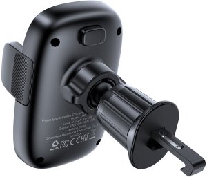 Acefast Uchwyt samochodowy Acefast D48 z ładowarką bezprzewodową na kratkę nawiewu - czarny 2
