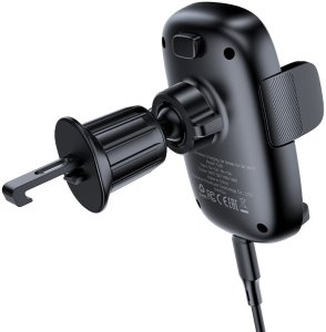 Acefast Uchwyt samochodowy Acefast D48 z ładowarką bezprzewodową na kratkę nawiewu - czarny 3