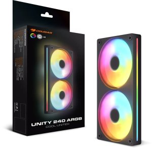 Wentylator Cougar 240mm COUGAR Wentylator odwrócony Unity240-FB,240 ARGB PWM czarny 4