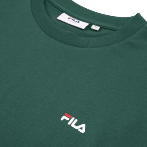 Fila Koszulka męska Fila Laas Regular Tee zielona FAM0874 60105 S 3
