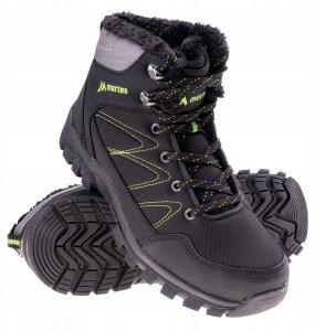 Martes Dziecięce buty zimowe Martes essentials NIRAL MID TEEN black/lime rozmiar 37 5