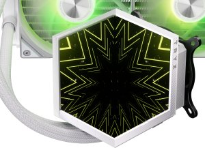 Chłodzenie wodne TRYX STAGE ARGB 360 AiO-chłodzenie wodne Dual-IPS-wyświetlacz - 360mm biały 3