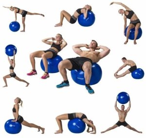 Tunturi Gymball 90cm czerwona 2