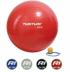 Tunturi Gymball 90cm czerwona 4