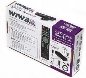 Tuner TV Wiwa WIWA H.265 MINI TUNER DEKODER DVB-T2 H.265 HEVC TV 3