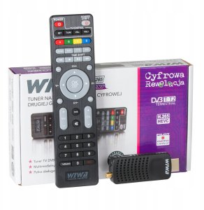 Tuner TV Wiwa WIWA H.265 MINI TUNER DEKODER DVB-T2 H.265 HEVC TV 4