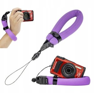 Pływająca opaska pasek Uchwyt wypornościowy na rękę Bojka do Aparatu Kamery / ST-8P / Fioletowy 2