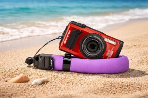 Pływająca opaska pasek Uchwyt wypornościowy na rękę Bojka do Aparatu Kamery / ST-8P / Fioletowy 3