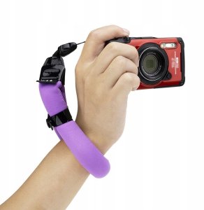 Pływająca opaska pasek Uchwyt wypornościowy na rękę Bojka do Aparatu Kamery / ST-8P / Fioletowy 4