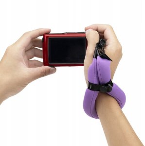 Pływająca opaska pasek Uchwyt wypornościowy na rękę Bojka do Aparatu Kamery / ST-8P / Fioletowy 7