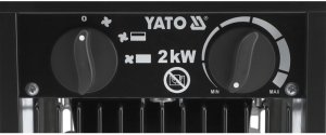 Termowentylator Yato NAGRZEWNICA ELEKTRYCZNA PRZENOŚNA 2KW GRZEJNIK FARELKA TERMOSTAT YATO 4