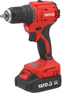 Wiertarko-wkrętarka Yato YATO WIERTARKO WKRĘTARKA AKUMULATOROWA BEZSZCZOTKOWA LED 18V AKU 2Ah 45Nm 2