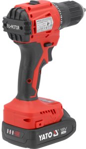 Wiertarko-wkrętarka Yato YATO WIERTARKO WKRĘTARKA AKUMULATOROWA BEZSZCZOTKOWA LED 18V AKU 2Ah 45Nm 3