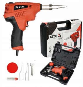 Yato YATO LUTOWNICA TRANSFORMATOROWA 180W 3 WYMIENNE GROTY CYNA + WALIZKA 9