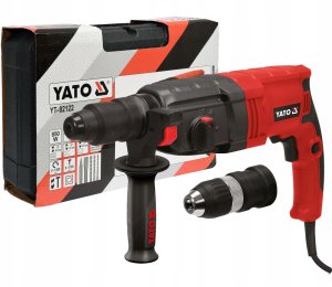 Młotowiertarka Yato YATO MŁOTOWIERTARKA 850W 3,3J Z WYMIENNĄ GŁOWICĄ SDS PLUS MŁOT UDAROWY SDS+ 6