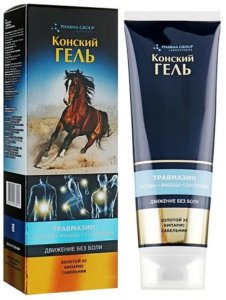Twins Tec 911 Horse Gel żel do ciała Złoty wąs i cyprys 100ml 2
