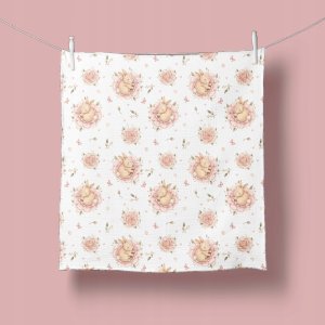 Bocioland 3039 PIELUSZKI MUŚLINOWE 70X70 3-PACK RÓŻ BL303 10