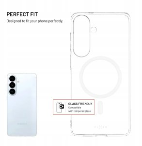 Fixed Tylna obudowaFIXEDMagShellz obsługą MagSafe dla Samsung Galaxy S26+, przezroczysta 2