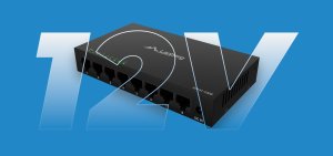 Switch Lanberg SWITCH LANBERG DSM1-1008 8X 1GB/S NIEZARZĄDZALNY GIGABIT ETHERNET DESKTOP 12V (OBUDOWA METALOWA) 6